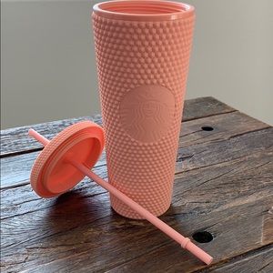 Starbucks Spring Matte Pink Studded Tumbler 24oz
